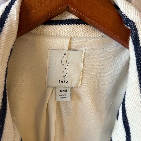 Joie Striped Double-Breasted Blazer - Picture 2 of 7